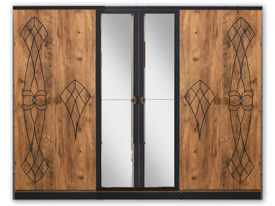 Crystal 6 Kapaklı Dolap