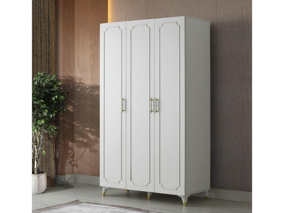 Bahar 3 Kapaklı Dolap